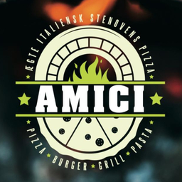 Amici Restaurant logo.